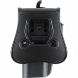 id-paintball Umarex Polymer Paddle Holster Mod. 2 in Schwarz mit Daumen-Entriegelungshebel für Glock Modelle