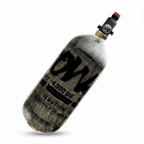 id-paintball PowAir Carbon 1,5 Liter HP System mit 300 Bar Composite Flasche und MAXREG Regulator für Paintball