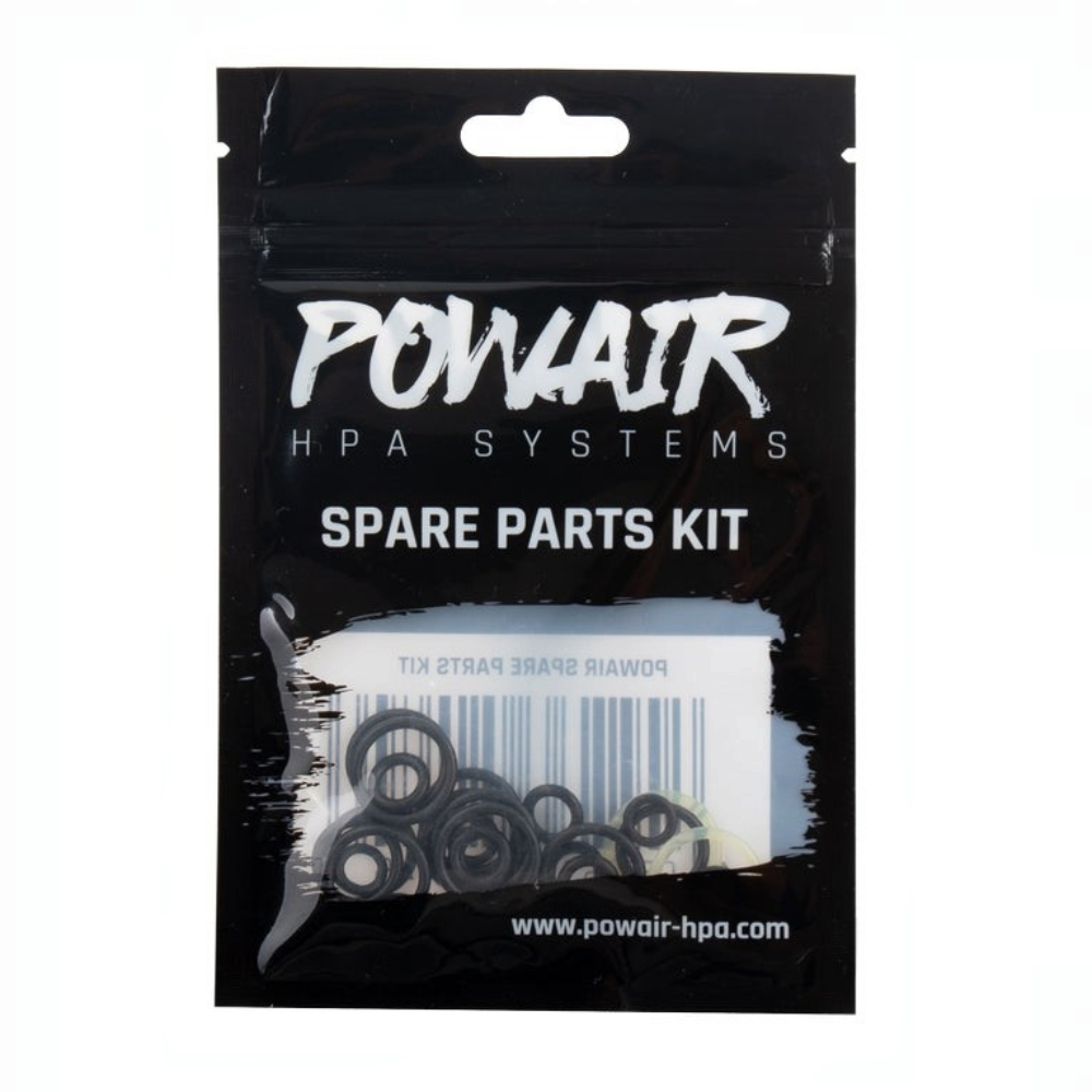 id-paintball PowAir HPA Remote Schlauch O-Ring Reparaturset in schwarzer Blisterverpackung für Paintball Systeme
