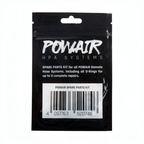 id-paintball PowAir HPA Remote Schlauch Reparaturset mit O-Ringen für drei komplette Wartungen in schwarzer Verpackung