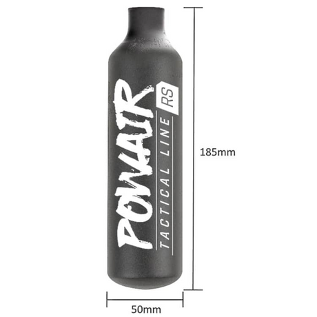 id-paintball POWAIR Tactical Line RS Paintball HP Flasche aus Stahl mit 0,23L Volumen und 300 Bar Druck