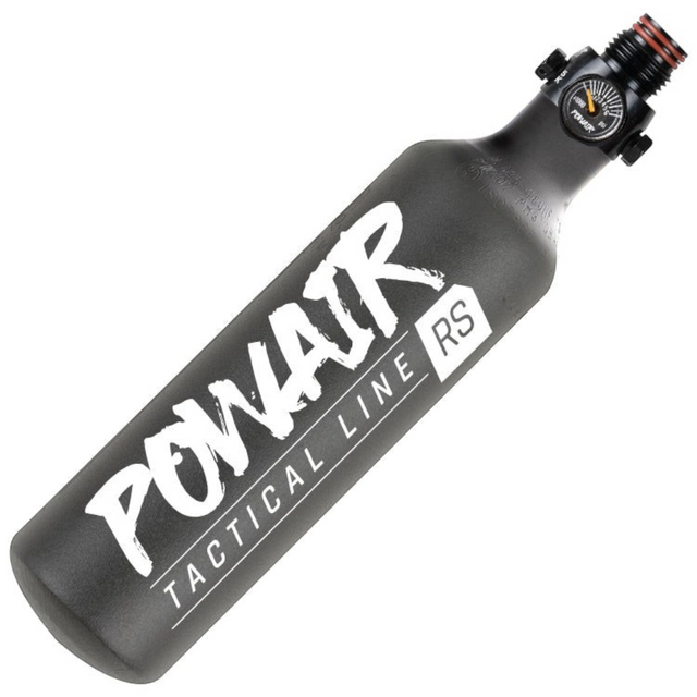id-paintball POWAIR Tactical Line RS 0,23L 300 Bar HP System aus Stahl mit MaxReg Regulator für Paintball