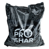 id-paintball ProShar BLACK MagFed Paintballs in einem 500er Beutel mit schwarzer Verpackung und weißem Logo