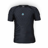 id-paintball Protector Shirt in Schwarz mit integrierten Polstern für Brust, Rücken und Oberarme