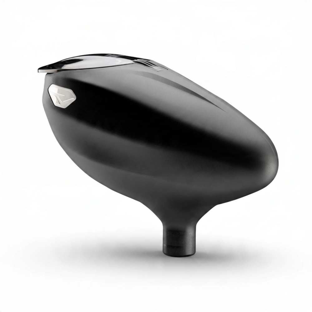 id-paintball Proto Primo Paintball-Loader in mattschwarz mit aerodynamischem Kunststoffgehäuse