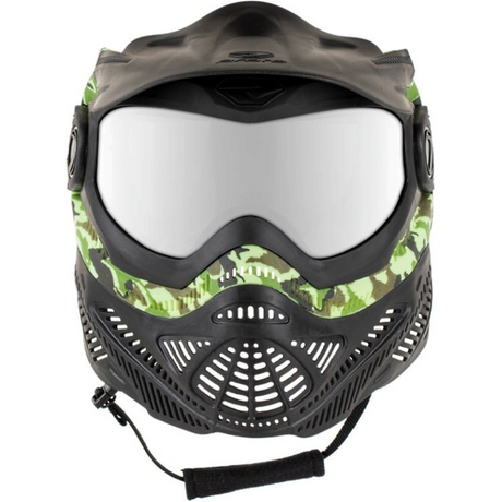 id-paintball Proto Switch FS Camo Paintball Maske mit Thermalglas und Blendschutz in Tarnfarben