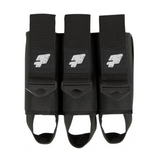 id-paintball Protoyz 3 Pot Battlepack in Schwarz mit verstellbaren Klettlaschen für Paintball-Spieler