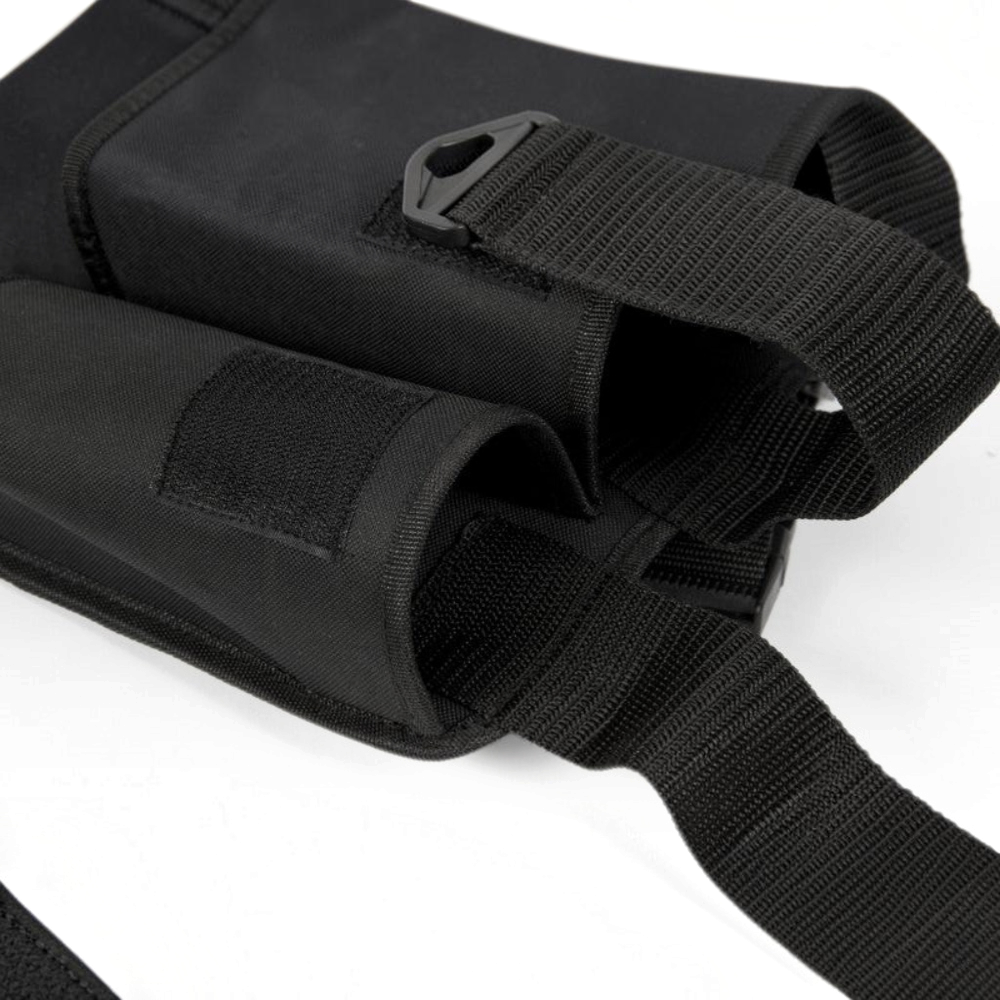 id-paintball Protoyz 3-Pot Battlepack in Schwarz mit verstellbaren Klettlaschen und robustem Nylongürtel