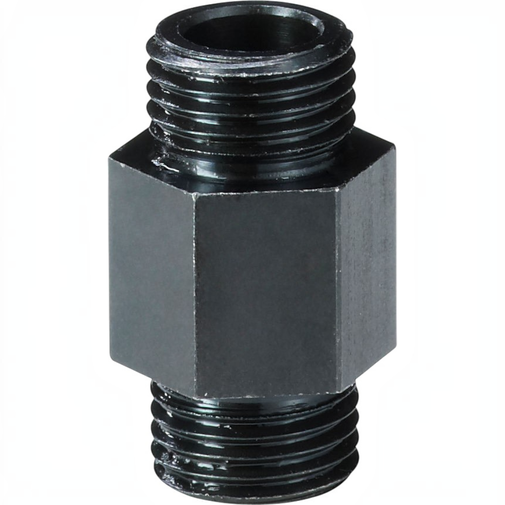 id-paintball Pyro Multi Launcher Adapter aus schwarzem Aluminium für Gas-Signal-Waffen