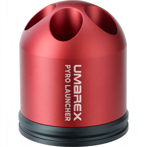 id-paintball Umarex Pyro Multi Launcher aus rotem Aluminium mit 5 Kammern für Signalwaffen