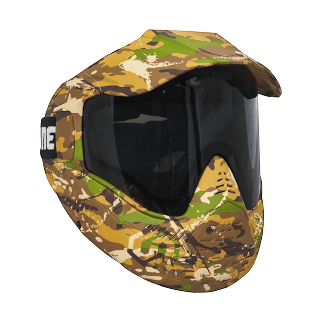 id-paintball ONE Field Reaper Spirit Paintball Maske mit Camo-Muster, Smoke-Thermalglas und flexiblem Rahmen