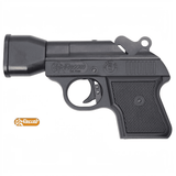 id-paintball Record B1S 6 mm Flobert Schreckschusspistole in Schwarz mit Doppelbecher für pyrotechnische Munition
