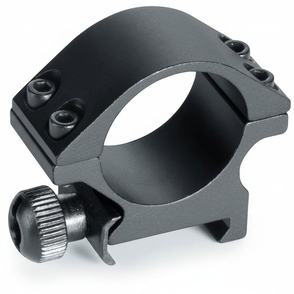 id-paintball Ring Mount Montage aus schwarzem Metall für 22mm Weaver Schienen mit 25mm Durchmesser