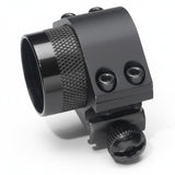 id-paintball Ring Mount Montage für 22mm Weaver Schiene aus robustem schwarzem Metall mit 25mm Durchmesser
