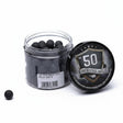 id-paintball Rubberballs Cal. 50 aus Stahl-Gummigemisch in einer Dose mit 100 Stück für RAM- und T4E-Markierer