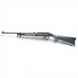id-paintball Ruger 10/22 CO2 Luftgewehr mit schwarzem Schaft und gezogener Laufoptik für 4,5 mm Diabolos