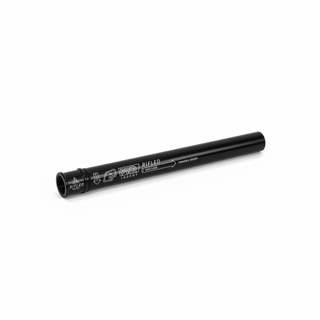 id-paintball Planet Eclipse S63 Tactical PWR Hülse .686 aus schwarzem Aluminium mit gezogener Innenstruktur