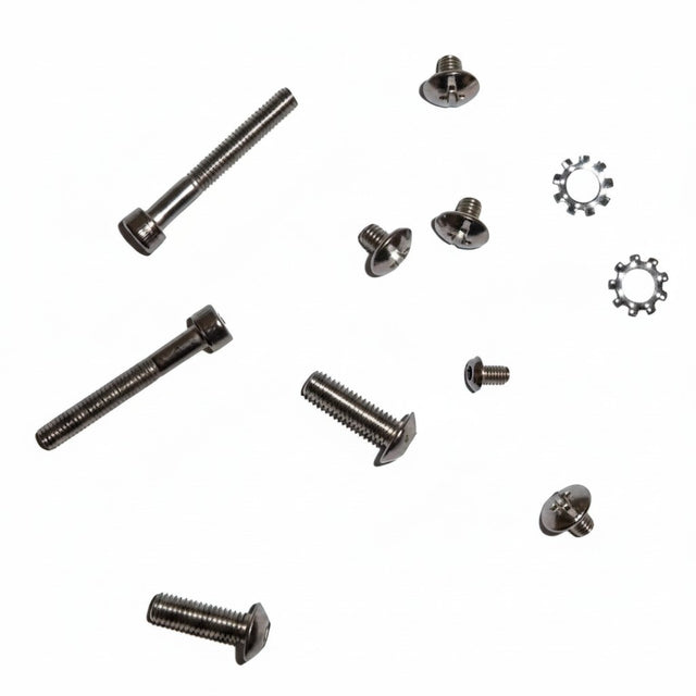 id-paintball Schraubenset für New Legion Iron M50 und M2 Markierer mit verschiedenen Metallschrauben und Unterlegscheiben