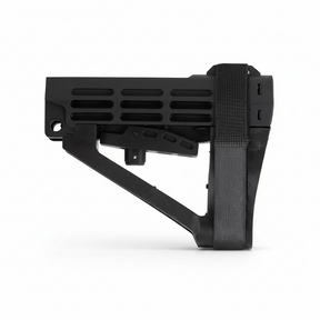 id-paintball DELTA SIX MU Schulterstützen-Cover aus schwarzem Kunststoff mit verstellbarem Klettband