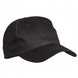 Schwarze Miltec Baseball Cap aus Baumwolle mit verstellbarem Clipverschluss von id-paintball