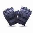 id-paintball schwarze Halbfingerhandschuhe mit robusten Protektoren am Handrücken für optimalen Schutz beim Paintball