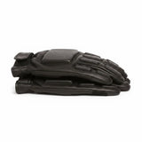 id-paintball SEC Lederhandschuhe in Schwarz mit EVA-Polsterung an Knöcheln und Handrücken für optimalen Schutz