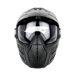 id-paintball CRBN/BASE GS-F Paintball Maske in Schwarz mit Thermalglas und taktischem Design für optimalen Schutz
