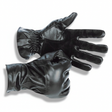 id-paintball schwarzer schnitthemmender Handschuh aus Kalbsleder und Kevlar mit Velourslederbesatz an der Innenhand