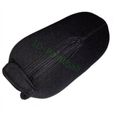 Schwarzes id-paintball Bottle-Cover mit Reißverschluss für HP-Flaschen von 0,8l bis 1,1l aus strapazierfähigem Material