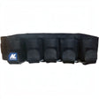 id-paintball New Legion Battle Pack in Schwarz mit fünf Halterungen für Paintball-Pots und verstellbarem Hüftgurt