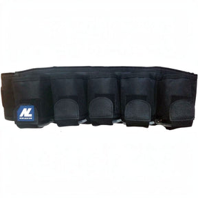 id-paintball New Legion Battle Pack in Schwarz mit fünf Halterungen für Paintball-Pots und verstellbarem Hüftgurt