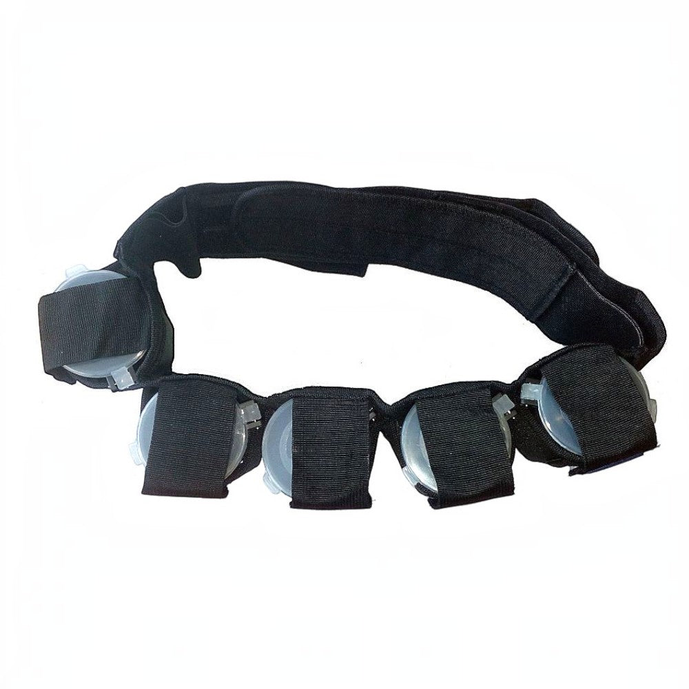 id-paintball New Legion Battle Pack in Schwarz mit fünf Halterungen für 50er Paintball-Pots und Klettverschluss