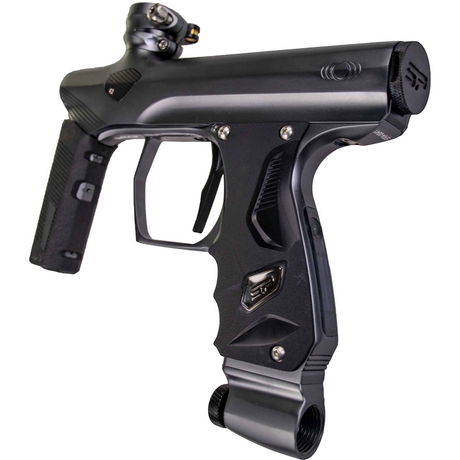 id-paintball Shocker ERA Paintball Markierer in mattem Grau mit ergonomischem Griff und modernem Design
