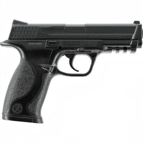 id-paintball Smith & Wesson M&P40 CO2 Softairpistole in Schwarz mit Metallschlitten und Picatinny-Schiene