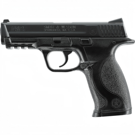 id-paintball Smith & Wesson M&P 40 CO2 Softairpistole in Schwarz mit Metallschlitten und Picatinny-Schiene