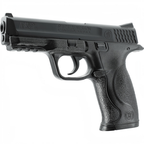 id-paintball Smith & Wesson M&P 40 Softairpistole in Schwarz mit Metallschlitten und Picatinny-Schiene