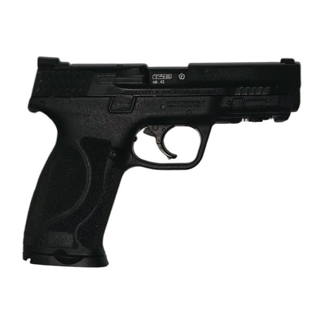 Gebrauchte id-paintball Smith & Wesson M&P9 M2.0 T4E Trainingspistole im Kaliber .43 mit schwarzem Metallschlitten