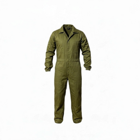id-paintball Spielfeld Overall in Oliv aus strapazierfähigem Mischgewebe mit elastischen Bündchen und Taschen