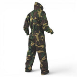 id-paintball Spielfeld Overall in Woodland Camo mit Kapuze, elastischer Taille und Taschen für Airsoft und Paintball