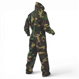 id-paintball Spielfeld Overall in Woodland Camo mit Kapuze, elastischer Taille und Taschen für Airsoft und Paintball