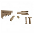 id-paintball Steambow AR-Series Customizing Kit in Sand Tan aus schlagfestem Polymer mit Schulterstütze und Griffen