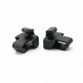 id-paintball Steambow AR-Series Wurfarmendkappen aus schwarz eloxiertem Aluminium für Armbrüste im 2er-Set