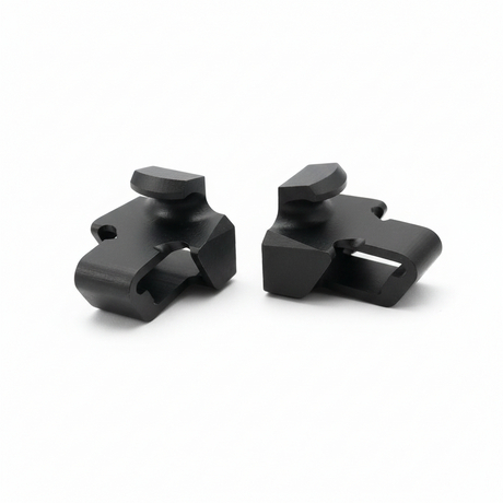 id-paintball Steambow AR-Series Wurfarmendkappen aus schwarz eloxiertem Aluminium für Armbrüste im 2er-Set