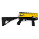 id-paintball Steambow B08 Kugelarmbrust in Gelb und Schwarz mit Tactical-Schaft und Vordergriff