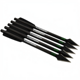 id-paintball Steambow Carbon-Kriegspfeile mit gehärteten Stahlspitzen für Armbrust AR-Series im 5er-Set