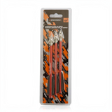 id-paintball Steambow Jagdbolzen 3er-Pack mit rot-eloxiertem Aluminiumschaft und Edelstahlspitze für AR-6 Stinger 2