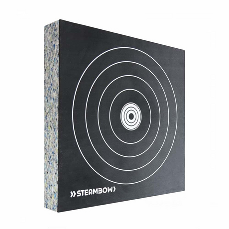id-paintball Steambow Pfeilfangmatte 50x50 cm mit Zielscheiben-Aufdruck für Armbrusttraining
