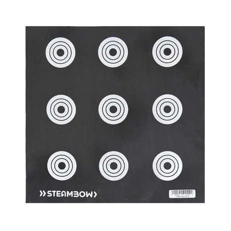 id-paintball Steambow Pfeilfangmatte 50x50 cm mit neun Zielkreisen für präzises Armbrusttraining