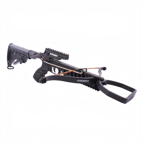id-paintball Steambow AR-6 Stinger 2 Survival Armbrust aus schwarzem Polymer mit verstellbarem AR-15 Hinterschaft