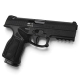 id-paintball ASG Steyr L9-A2 CO2 Airsoftpistole in Schwarz mit Metallschlitten und Polymer-Griffstück